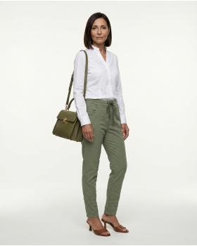 Crash Hose Jogging Stil in  khaki von Selected Touch (Bild 4)