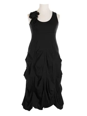 Empire Kleid Bl�te in  schwarz von FASHION (Bild 1)