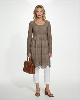 Empire Spitzenkleid in  braun von Diana (Bild 3)