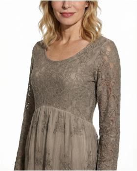 Empire Spitzenkleid in  braun von Diana (Bild 4)