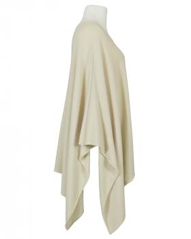 Feinstrick Poncho mit Viskose in  creme von Mia Mia (Bild 2)