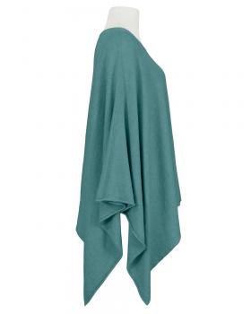 Feinstrick Poncho mit Viskose in  jade von Mia Mia (Bild 2)