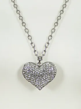 Gliederkette mit Herzanh�nger in Gliederkette mit Herzanh�nger von Fashion Jewelry (Bild 2)