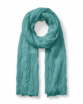 Halstuch in  aqua von fashion made in italy (Bild 2)