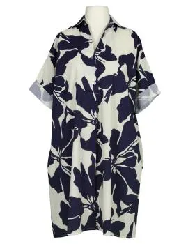 Hemdblusenkleid Floral in  blau von New Collection (Bild 1)