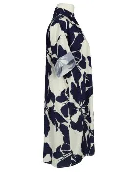 Hemdblusenkleid Floral in  blau von New Collection (Bild 3)