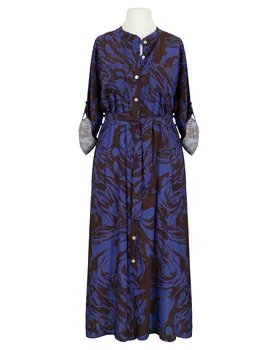 Hemdblusenkleid Print in  blau von Made in Italy (Bild 1)
