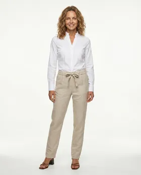 Hose Crash Optik in  beige von Moda Italia (Bild 3)
