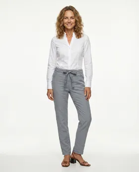 Hose Crash Optik in  dunkelgrau von Moda Italia (Bild 3)