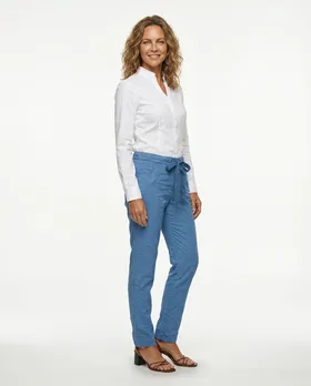 Hose Crash Optik in  jeansblau von Moda Italia (Bild 3)
