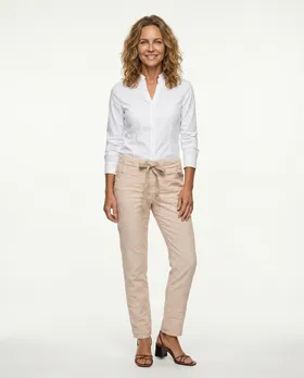 Hose Crash Optik in  rosa von Moda Italia (Bild 3)