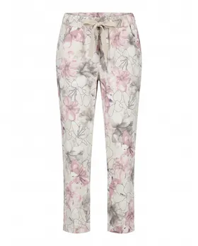 Hose Floral in  beige von Made in Italy (Bild 1)