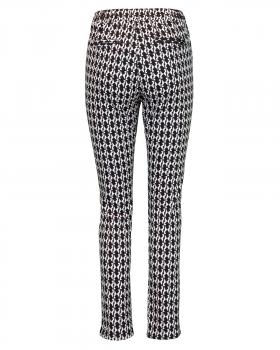 Hose Grafikmuster in  schwarz von Made in Italy (Bild 2)