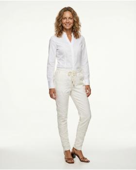 Hose im Jogging-Stil in  beige von Made in Italy (Bild 3)
