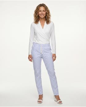 Hose Jogger Stil Streifen in  blau von Selected Touch (Bild 3)