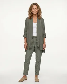 Hose Jogging-Stil in  khaki von Made in Italy (Bild 3)