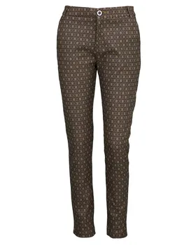 Hose mit Muster in  braun von Made in Italy (Bild 1)