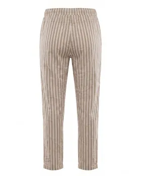Hose mit Streifen in  beige von Secret Femme (Bild 2)