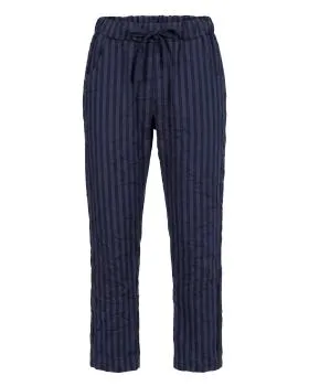 Hose mit Streifen in  dunkelblau von Selected Touch (Bild 1)