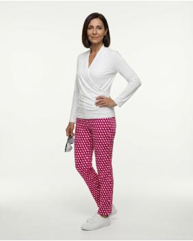 Hose Print in  pink von Made in Italy (Bild 4)