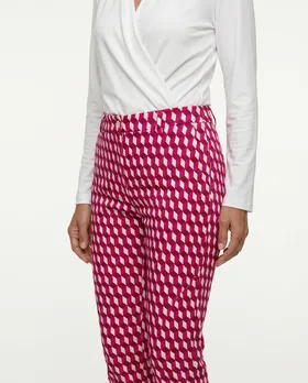 Hose Print in  pink von Made in Italy (Bild 5)
