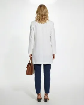 Jacke Baumwolle in  wei� von Spaziodonna (Bild 4)