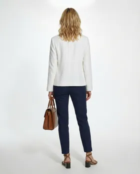 Jacke Baumwolle in  wei� von Spaziodonna (Bild 4)