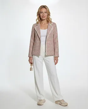 Jacke im Blazer Stil in  pink von Made in Italy (Bild 3)