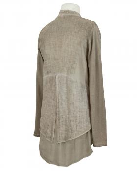 Jacke mit Leinen in  braun von les freres (Bild 2)