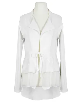 Jacke mit Leinen in  wei� von les freres (Bild 1)