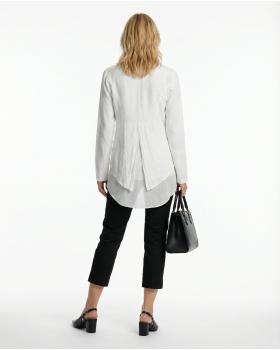 Jacke mit Leinen in  weiss von les freres (Bild 5)