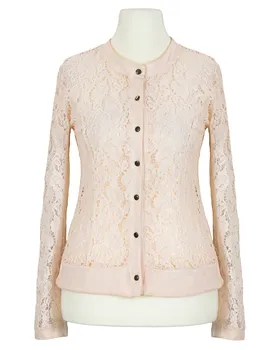 Jacke mit Spitze in  apricot von Made in Italy (Bild 1)