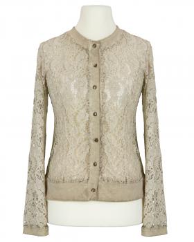 Jacke mit Spitze in  beige von Made in Italy (Bild 1)
