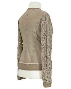 Jacke mit Spitze in  braun von Made in Italy (Bild 2)