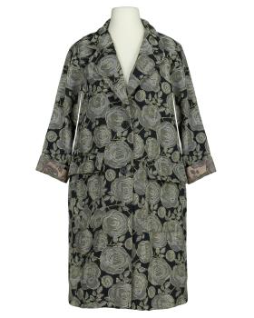 Jacquard Mantel in  schwarz von Made in Italy (Bild 1)