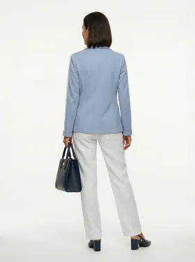 Jersey Blazer Streifen in  hellblau von fashion made in italy (Bild 4)