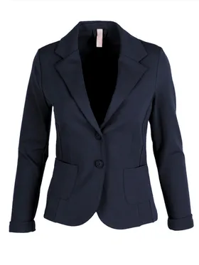 Jersey Blazer tailliert in  blau von fashion made in italy (Bild 1)