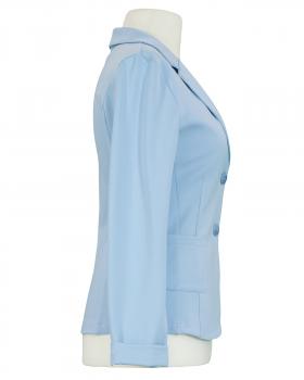 Jersey Blazer tailliert in  hellblau von fashion made in italy (Bild 2)
