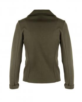 Jersey Blazer tailliert in  khaki von fashion made in italy (Bild 2)