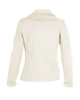 Jersey Blazer tailliert in  milchwei� von fashion made in italy (Bild 2)