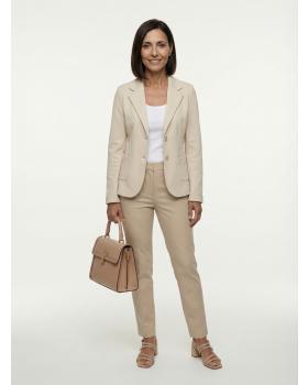 Jersey Blazer tailliert in  milchweiss von fashion made in italy (Bild 4)