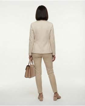 Jersey Blazer tailliert in  milchweiss von fashion made in italy (Bild 5)