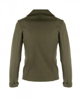 Jersey Blazer tailliert in  oliv von fashion made in italy (Bild 2)