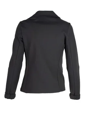 Jersey Blazer tailliert in  schwarz von fashion made in italy (Bild 2)