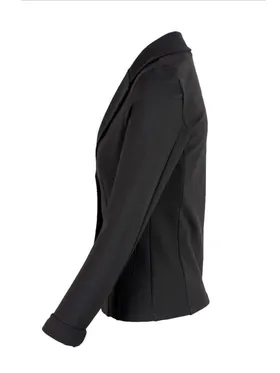 Jersey Blazer tailliert in  schwarz von fashion made in italy (Bild 3)
