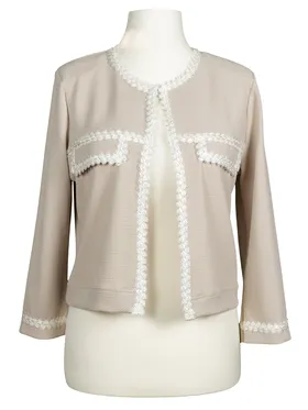 Jersey Jacke in  beige von Lady Lot Paris (Bild 1)