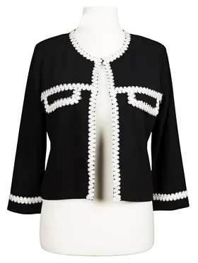 Jersey Jacke in  schwarz von Lady Lot Paris (Bild 1)