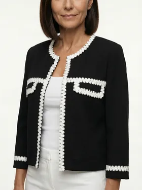 Jersey Jacke in  schwarz von Lady Lot Paris (Bild 3)