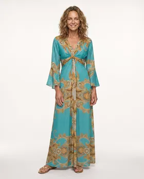 Jersey Kleid in  aqua von Made in France (Bild 4)