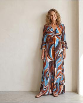 Jersey Kleid in  braun von Made in France (Bild 6)